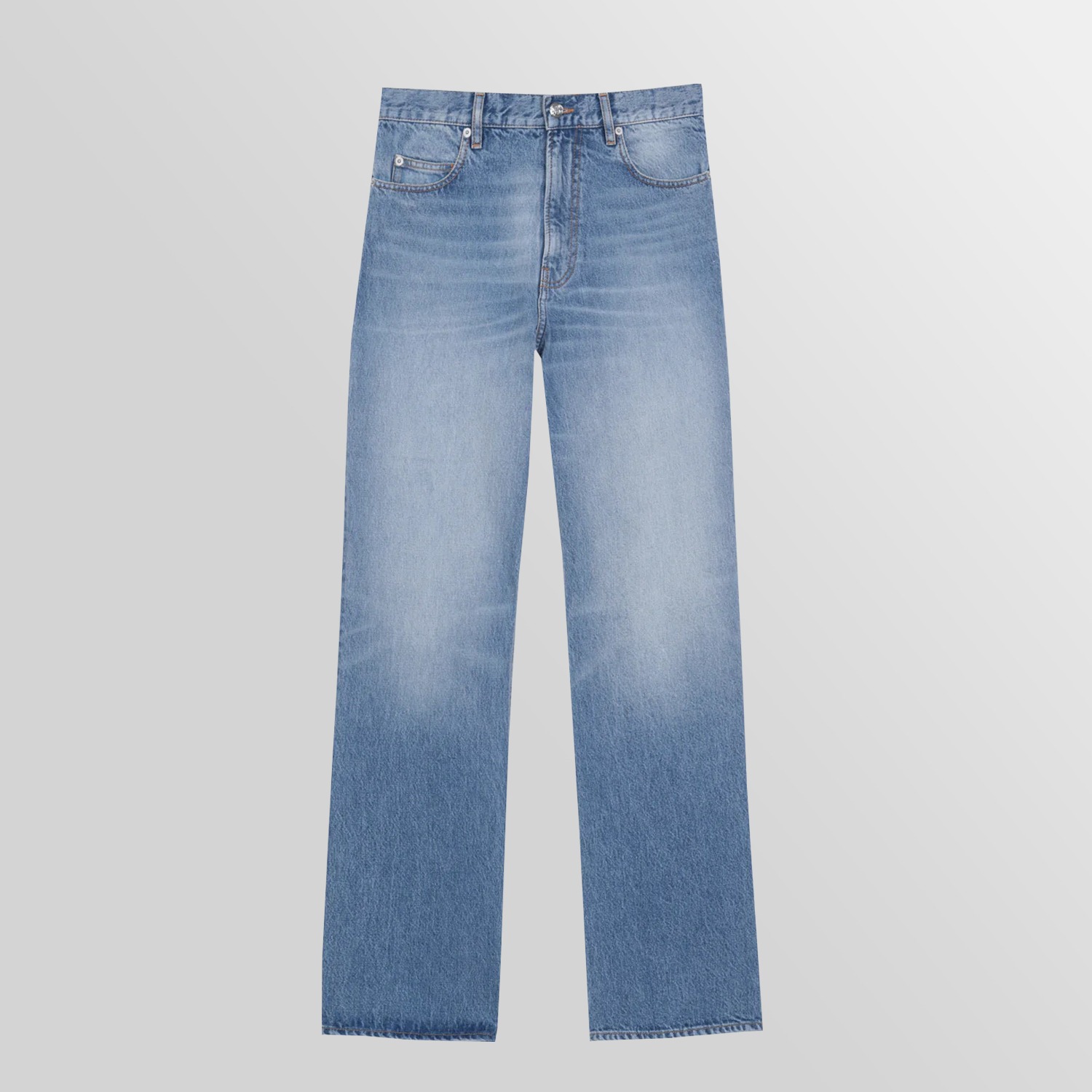 WASHED BOOTCUT DENIM JEANS