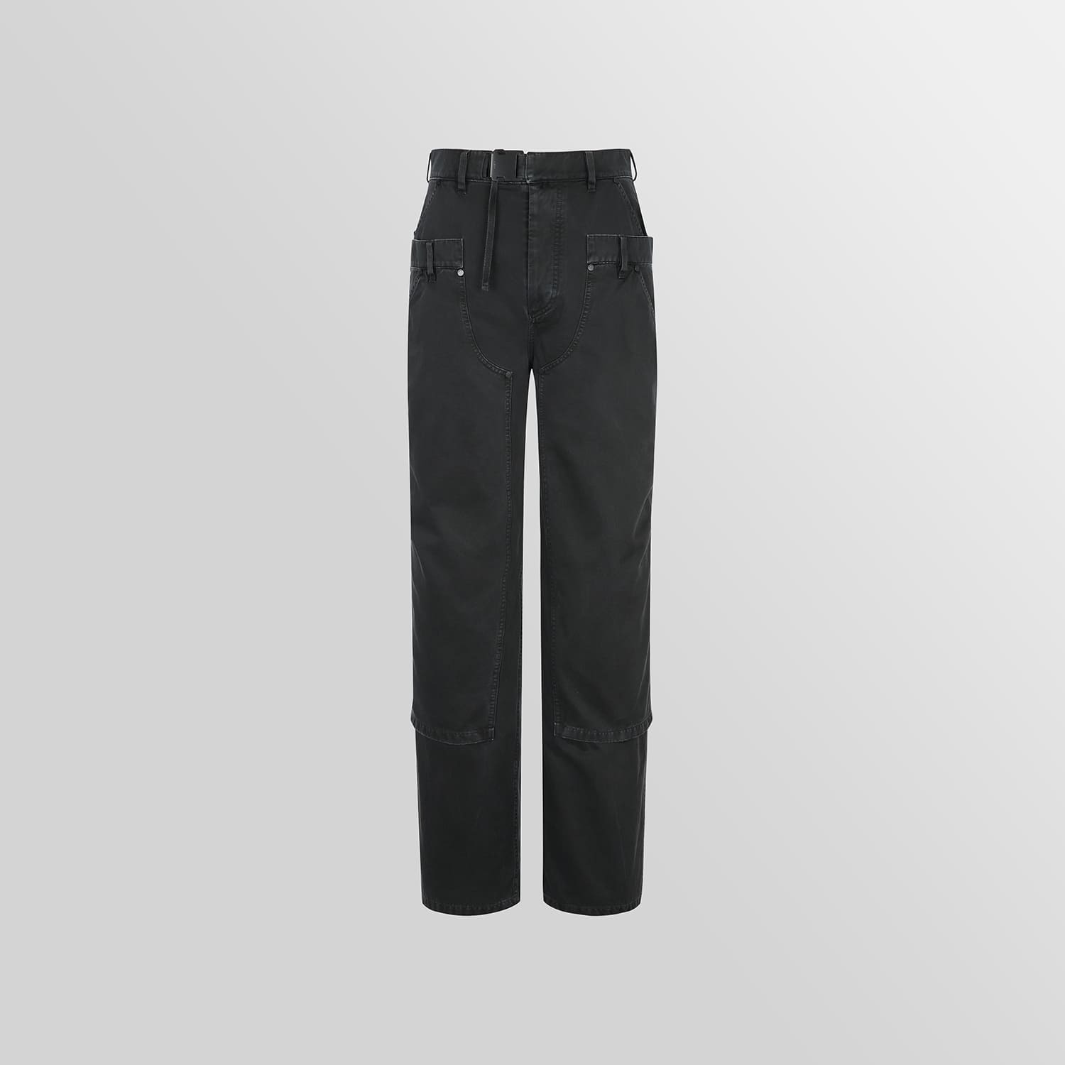 ‘DOUBLE SHIFT&#039; UTILITY TROUSERS (WASHED GREY)