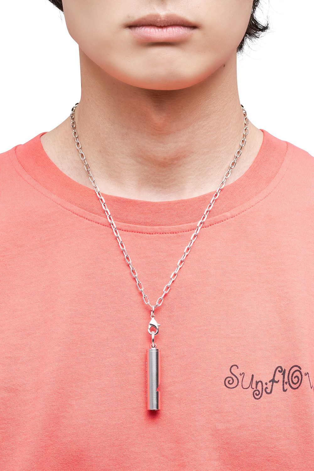WHISTLE NECKLACE WITH CHAIN