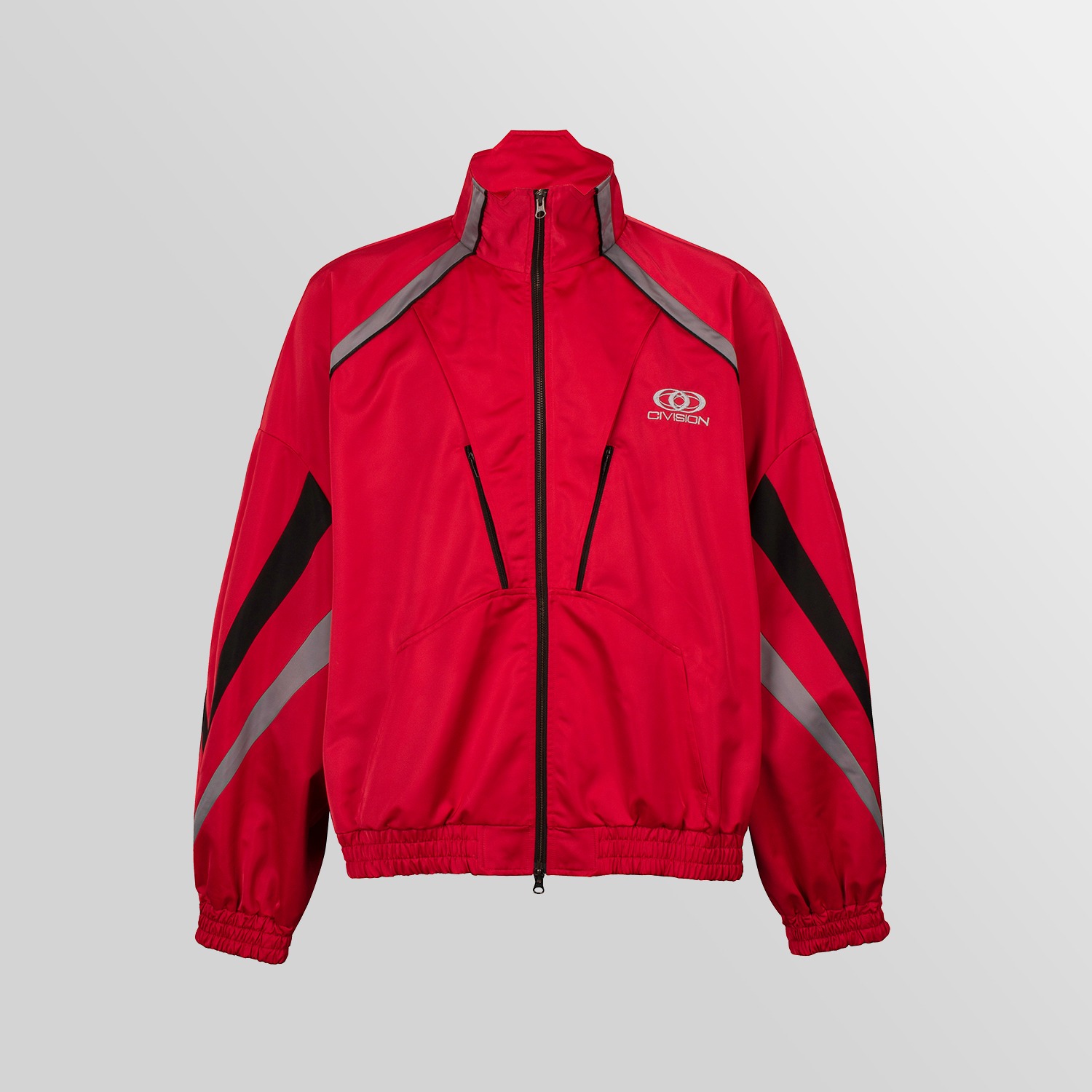 CIVISION_INTERVAL SHELL TRACK JACKET (RED)